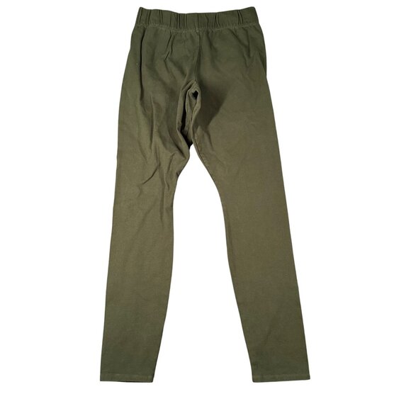 Good American Pants - Good American Womens 3 Large Green Pull On Leggings Straight Leg